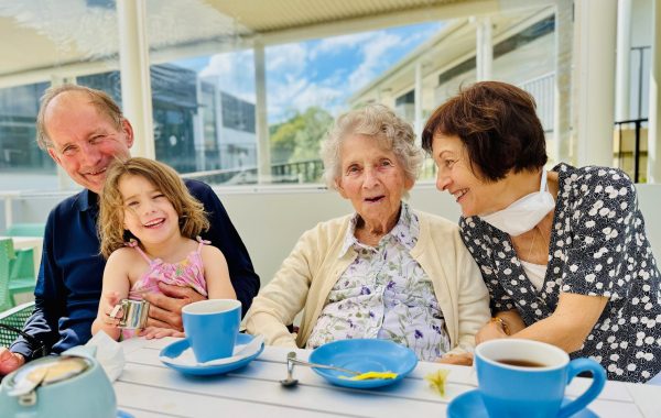 Residents and Family at Garden Village Cafe Port Macquarie